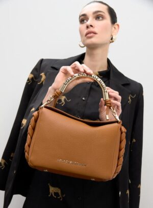 Lola Casademunt Midi Crossbody Bag Camel