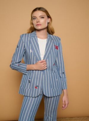 Γυναικείο Pιγέ Blazer σακάκι Minueto
